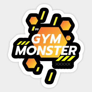 gym monster Sticker